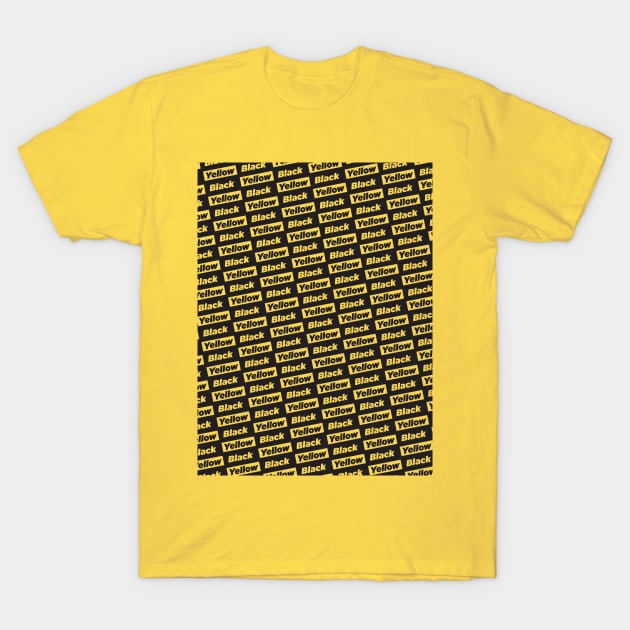 Black n Yellow T-Shirt by Kuys Ed